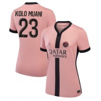 Fotballdrakt Dame Paris Saint-Germain Randal Kolo Muani #23 Tredjedrakt 2024-25 Kortermet